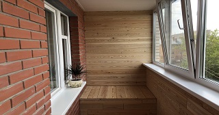 Отделка, остекление, утепление балконов в Баксане от 208 руб. м/2.