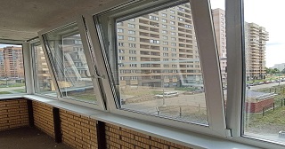 Остекление балкона Баксан цена от 9865 руб. м/п. за 50 часов