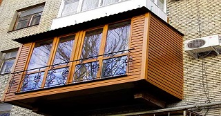 Внешняя отделка балкона Баксан цена от 1039 руб. м/2.